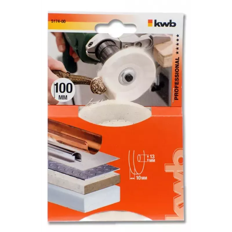 KWB 517400 disco lucidante, 100 mm