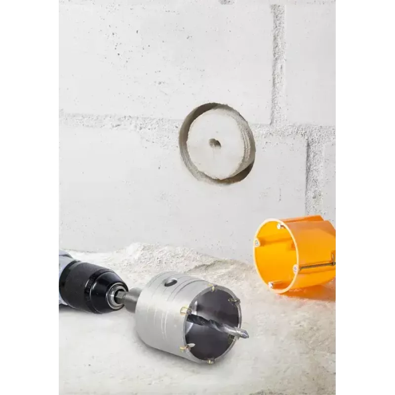 Fresa a tazza KWB 175180 singola 8 cm per laterizio cemento marmo pietra
