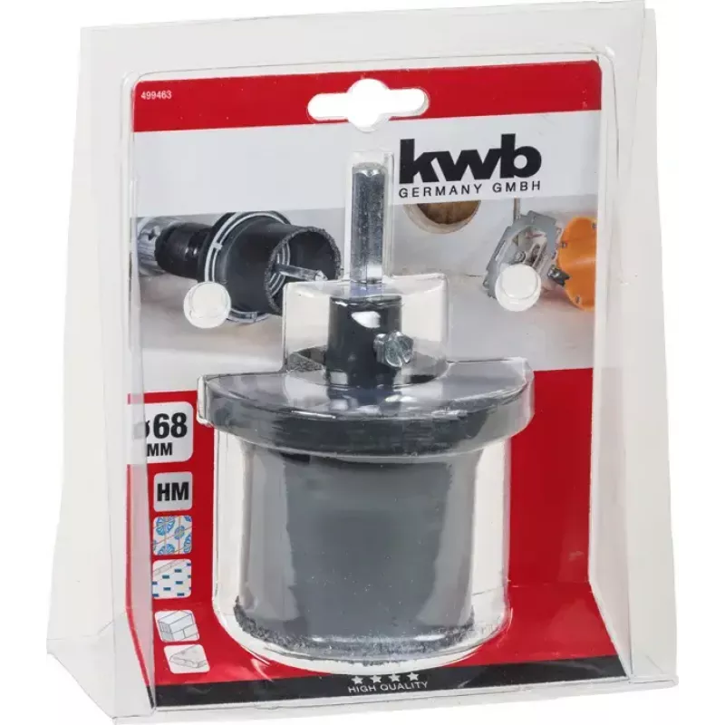 Sega a tazza KWB 499463 singola 6,8 cm per ceramica cemento plastica