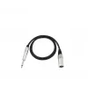 Cavo audio Omnitronic 3022519A 0,9 m XLR 6,35 mm nero