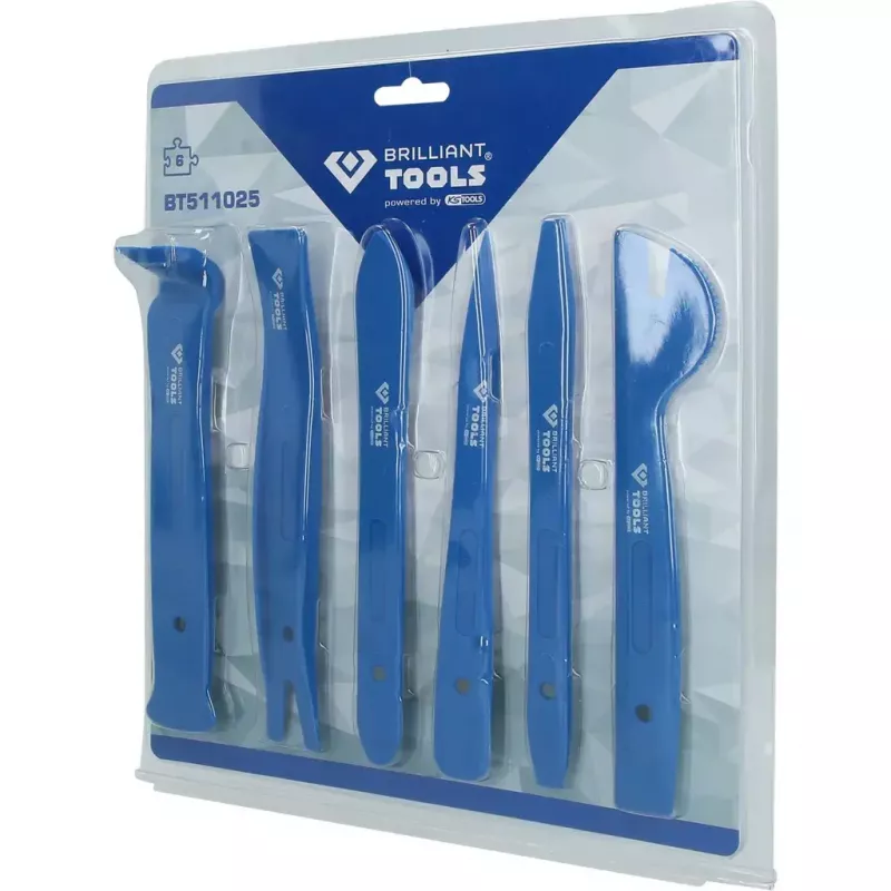 KS Tools BT511025 set di cunei per modanature, 6 pezzi