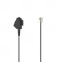 Cavo telefonico Hama 00201145 1,5 m nero