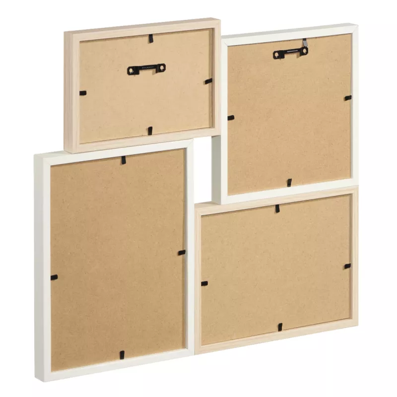 Portafoto multiplo Hama Kiruna rovere bianco MDF