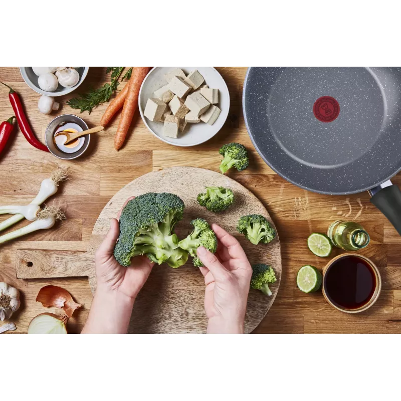 Tefal Healthy Chef G15019 Padella wok/Stir-Fry rotonda