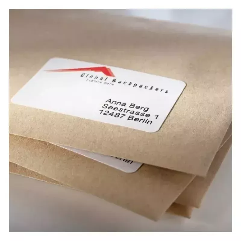 Etichetta adesiva per stampante Avery LR3427-10 bianco A4 80 etichette