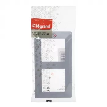 Legrand 754132 placca di copertura/copri interruttore alluminio