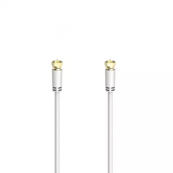 Hama 00305071 cavo coassiale 3 m F-Type bianco