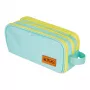 Astuccio Herlitz Neon Soft poliestere menta giallo 235x110x75mm