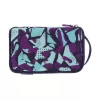 Astuccio Herlitz 2 Go CamoPurple poliestere blu lilla 210x130x60mm