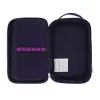 Astuccio Herlitz 2 Go CamoPurple poliestere blu lilla 210x130x60mm