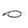 ACT Cavo di alimentazione C13 IEC Lock - estremità aperta nero 2 m, PC1025, confezione da 5