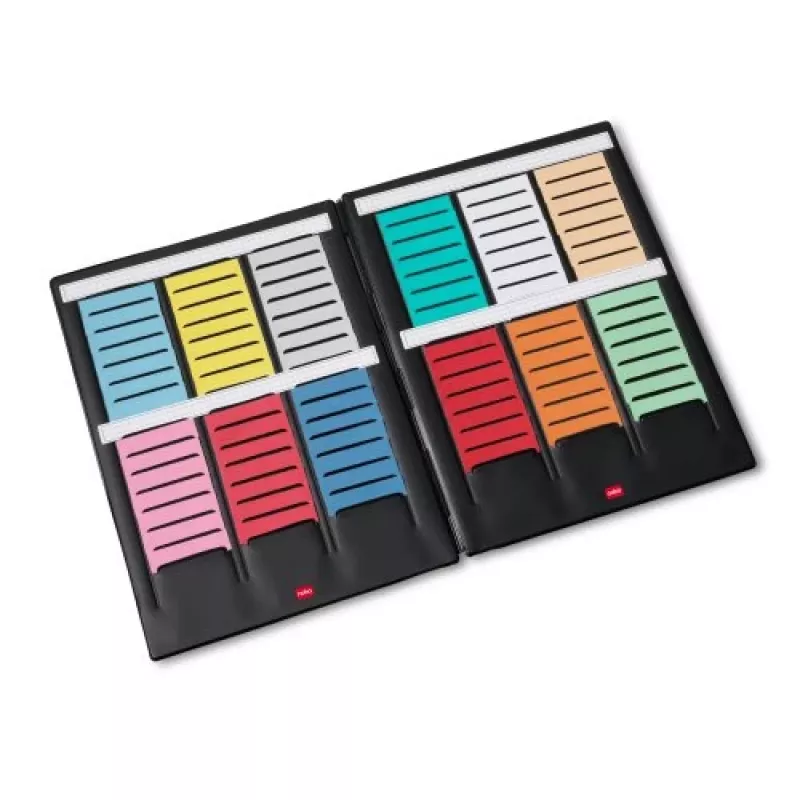 Nobo mini T-Card Kit di pianificazione formato 2 96 slot