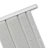 Nobo T-Card Pannelli di pianificazione formato 2, scheda T, grigio, metallo, 54 mm, 69 mm, 11 mm