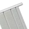 Nobo T-Card Binari di supporto 10 link, alluminio, argento