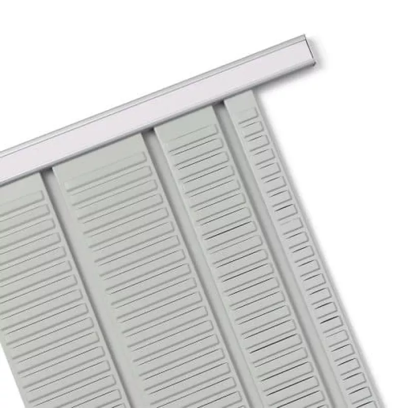 Nobo T-Card Binari di supporto 10 link, alluminio, argento