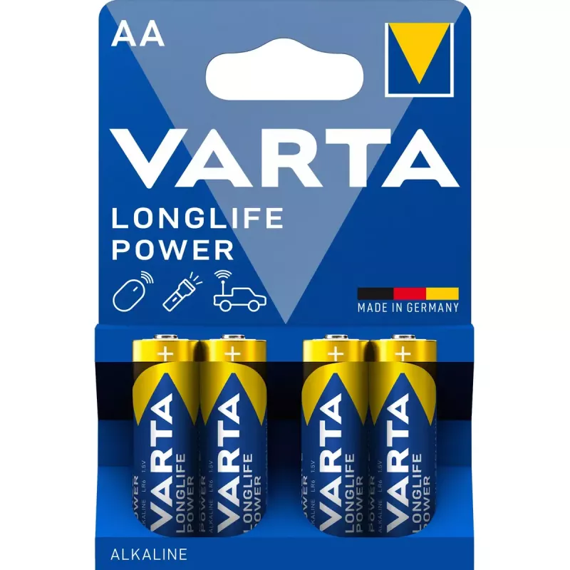 Batteria monouso Varta 4906/4B AA alcalina