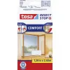 tesa Comfort 55918-00020-00 zanzariera per finestre a tutta altezza, 1200 x 2400 mm, bianca