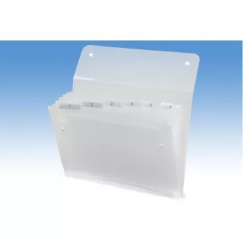 Rexel ICE Expander 6 tasche trasparente, trasparente, polipropilene (PP), 120 fogli, A4