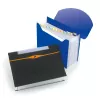 Rexel Optima Cartella a soffietto a 13 tasche, A4, nera, polipropilene (PP)