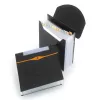 Rexel Optima Cartella a soffietto a 13 tasche, A4, nera, polipropilene (PP)
