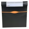 Rexel Optima Cartella a soffietto a 13 tasche, A4, nera, polipropilene (PP)