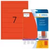 HERMA 5092 Etichette per raccoglitori A4 192 x 38 mm, rosso, 175 pz (25 fogli x 7)
