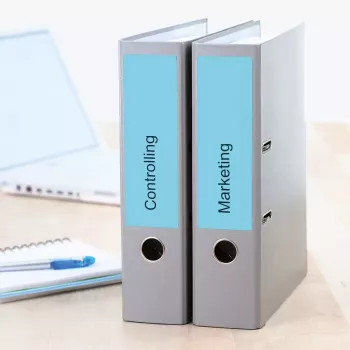 Etichette per fascicoli HERMA A4 192x61 mm blu 80 pz.
