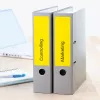 Etichette per fascicoli HERMA A4 192x61 mm giallo carta opaca coprente 80 pz.