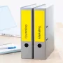 Etichette per fascicoli HERMA A4 192x61 mm giallo carta opaca coprente 80 pz.