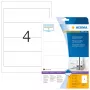 Etichette per fascicoli HERMA A4 192x61 mm bianco carta opaca coprente 100 pz.