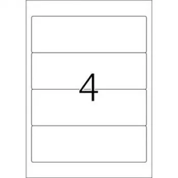Etichette inkjet HERMA A4 192x61 mm bianco carta opaca 100 pz.