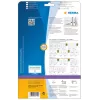 Etichette per fascicoli HERMA 5159 A4 59x297 mm bianco carta opaca coprente