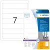 Etichetta adesiva per stampante HERMA rimovibile A4 192x38 mm