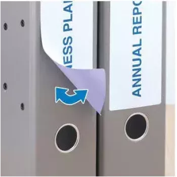 Etichette per fascicoli rimovibili HERMA A4 192x59 mm bianco Movables