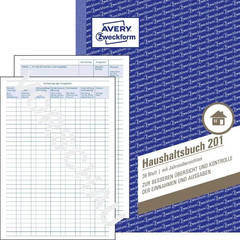 Modulo/libro contabile AVERY 201 A5 36 pagine