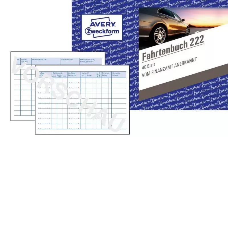 Libro moduli contabili Avery 222 A6 40 pagine