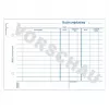Registro amministrativo Avery 308 blu bianco