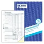 Registro amministrativo Avery 317 blu bianco