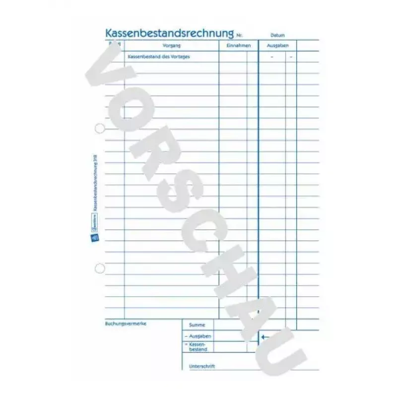 Registro amministrativo Avery 318 blu-bianco