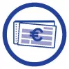 Avery Zweckform 321 Blocco ricevute (Quittung), A6 orizzontale, 2 x 50 fogli