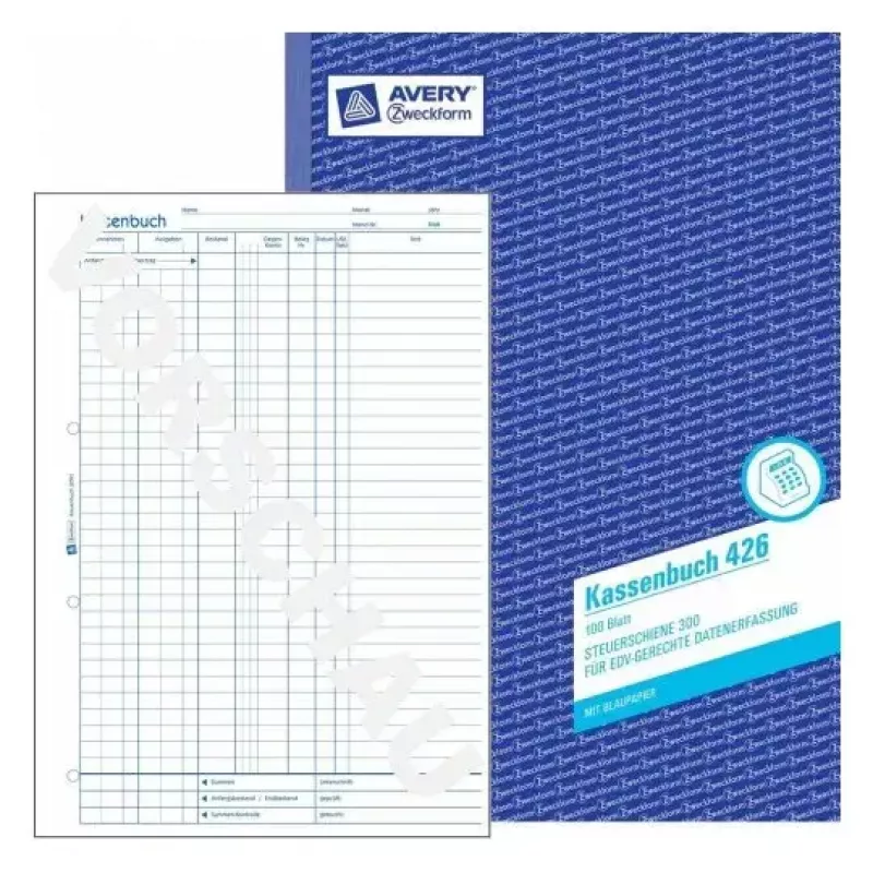 Registro amministrativo Avery 426 blu bianco