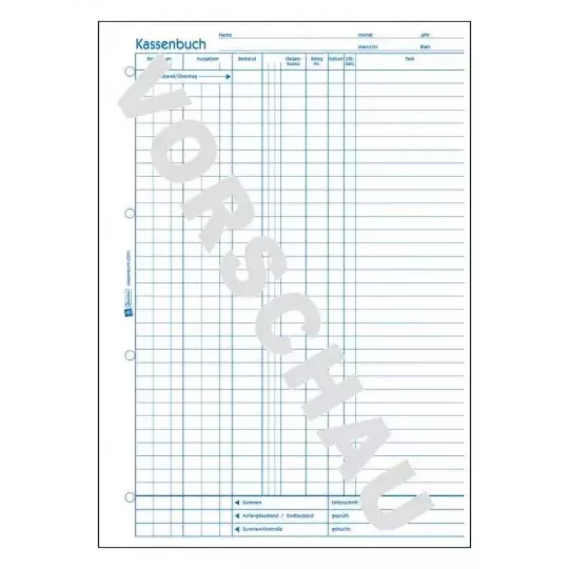 Registro amministrativo Avery 426 blu bianco