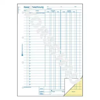 Registro amministrativo Avery 427 blu bianco