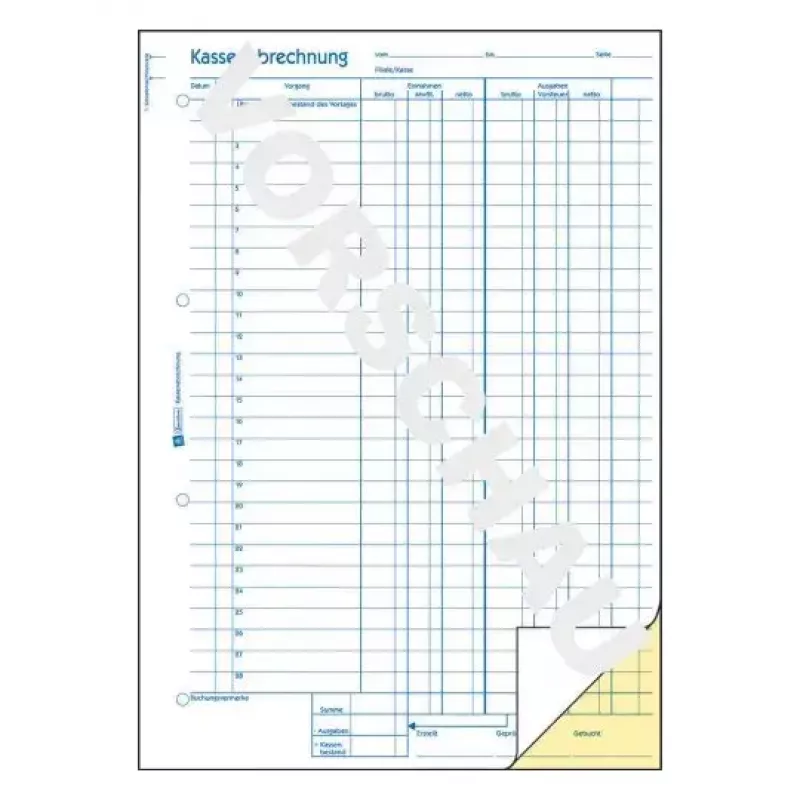 Registro amministrativo Avery 427 blu bianco