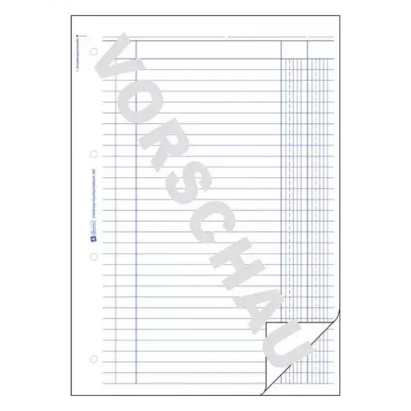Registro amministrativo Avery 450 blu bianco