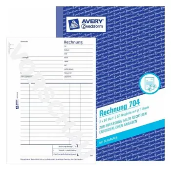 Registro amministrativo Avery 704