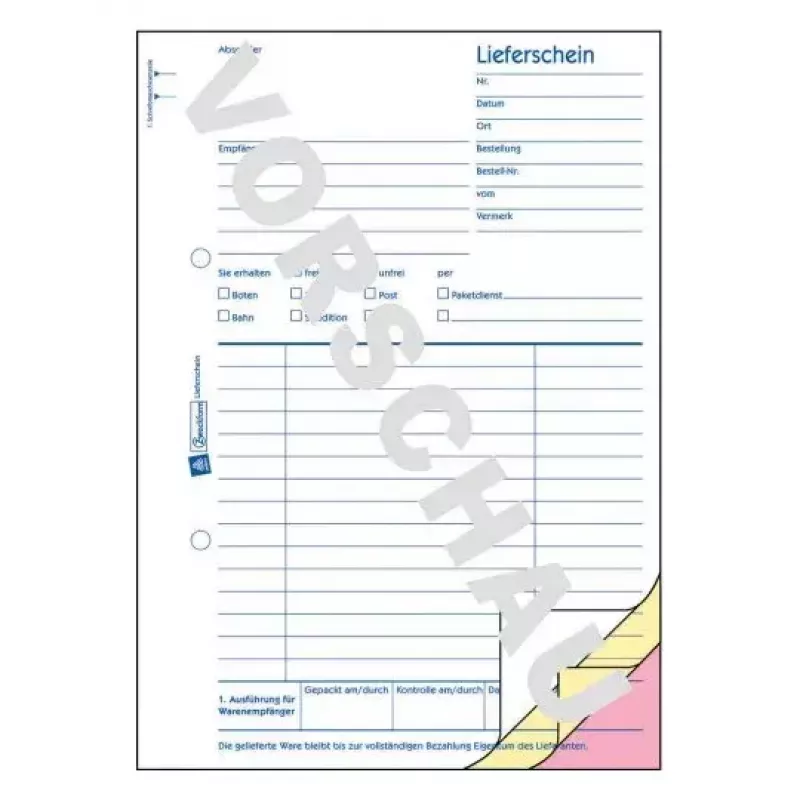 Registro amministrativo Avery 721 blu bianco