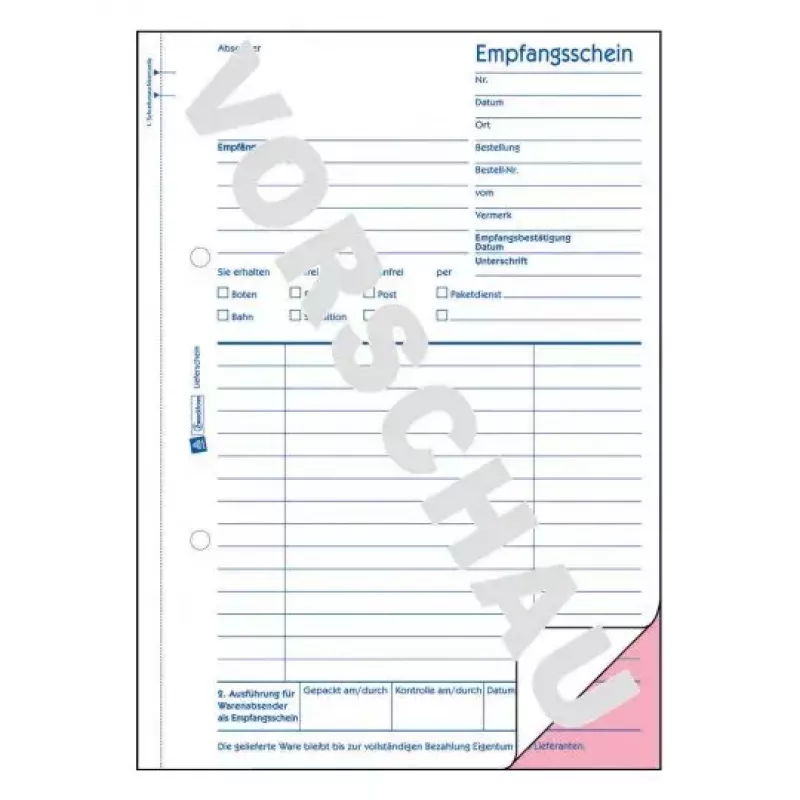 Registro amministrativo Avery 726 blu bianco