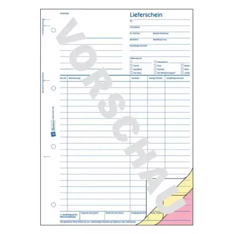 Registro amministrativo Avery 728 blu multicolore bianco