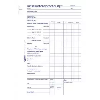 Libro moduli Avery Zweckform 743 nota spese trasferta, A5, 50 fogli